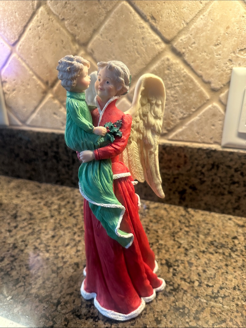 Angel and Child Holiday Figurine - Red and Green
A Grandmothers Love